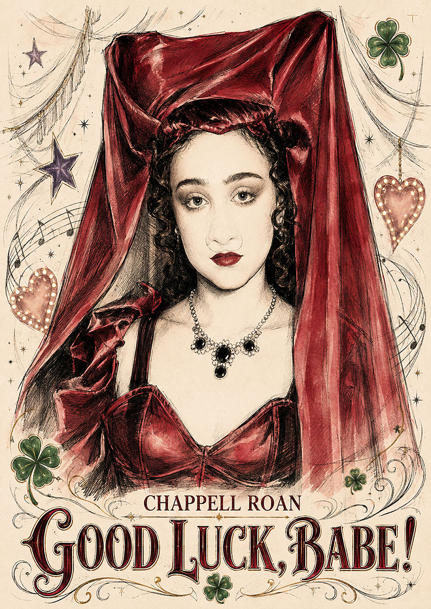 Chappell Roan Good Luck Babe Canvas Print & Poster Wall Art - AI PRINT LAB